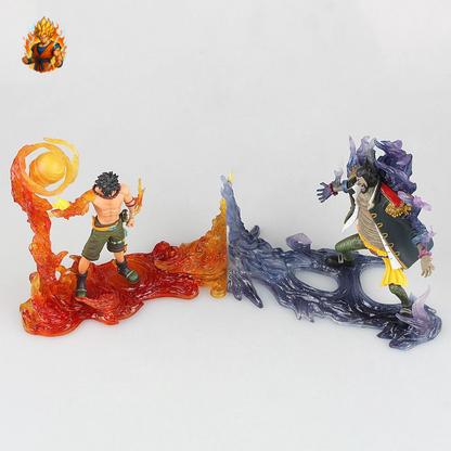 Figurine Ace vs Barbe Noire - One piece