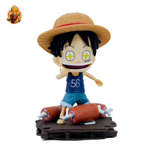 One Piece Ruffy Happy Eating Figur