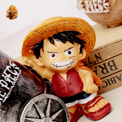 One Piece Ruffy Cannon Figur