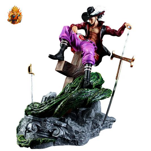 One Piece Dracule Mihawk und seine Schwertfigur