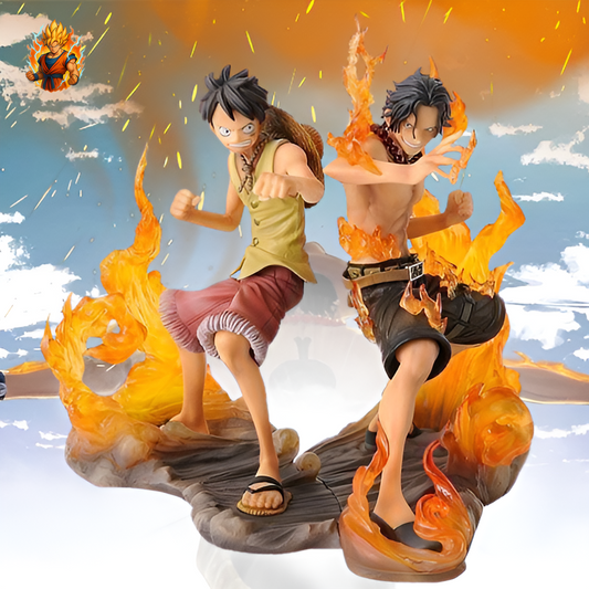 One Piece Ruffy & Ace Figur