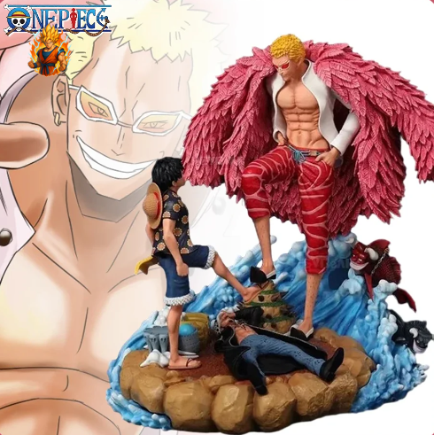 One Piece Figur Doflamingo gegen Ruffy