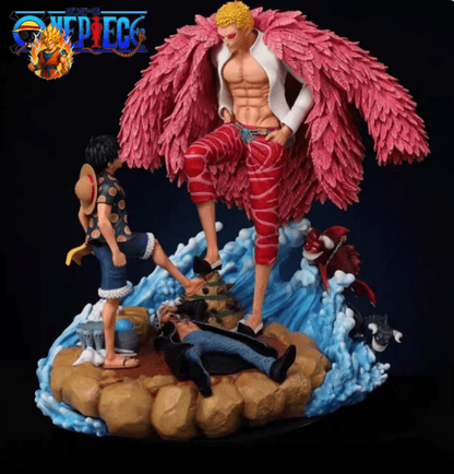 One Piece Figur Doflamingo gegen Ruffy