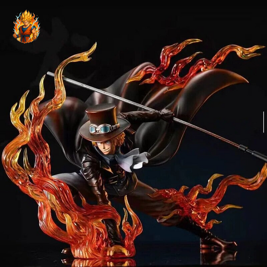 One Piece Sabo Flaming Figur