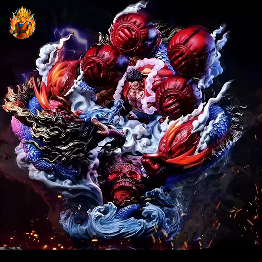 One Piece Ruffy VS Kaido Figur