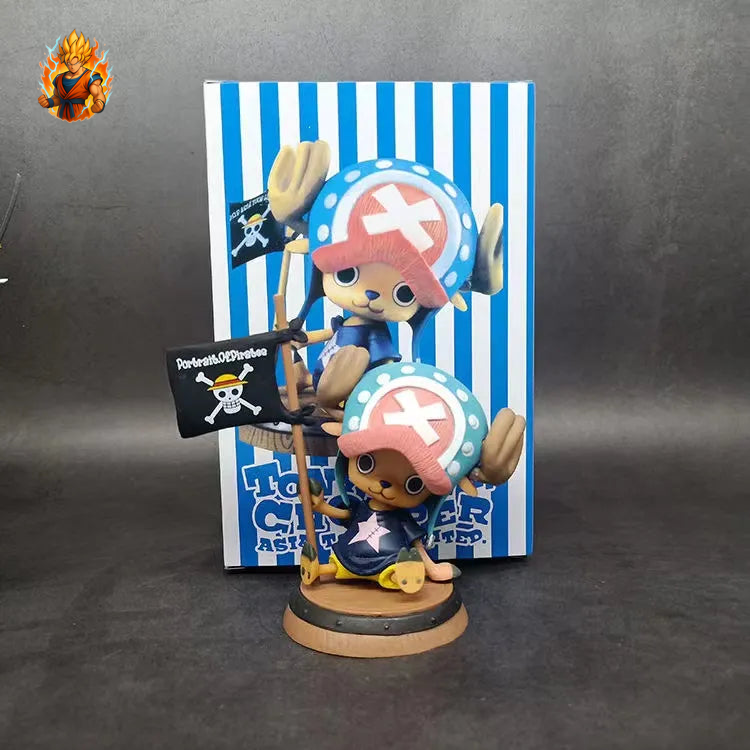 Tony Chopper Figurine mit Flagge - One Piece
