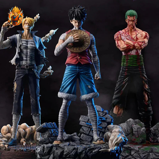 One Piece Zoro, Luffy, Sanji Figurinen