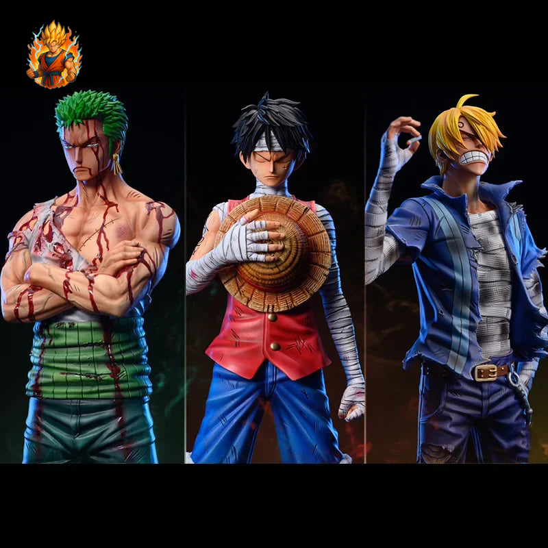 One Piece Zoro, Luffy, Sanji Figurinen