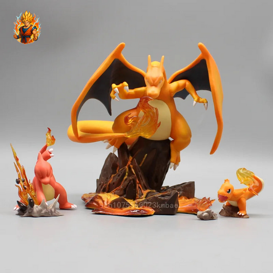 Pokémon Figur - Charizard Evolution