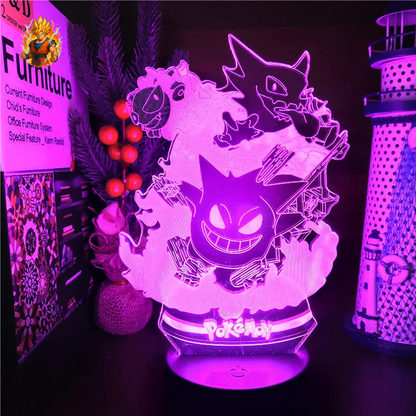 Pokémon LED-Lampe - Gengar