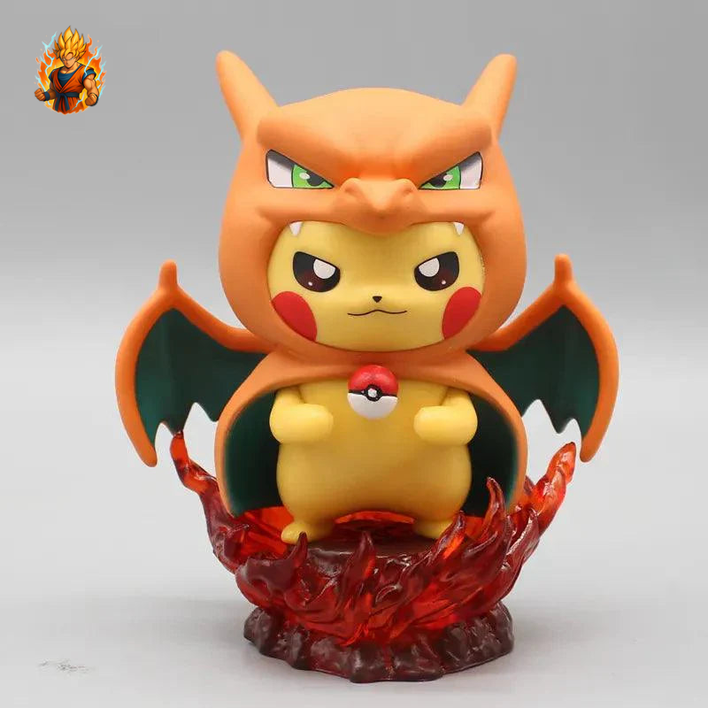 Pokémon Figur - Pikachu Cosplay Gengar & Charizard