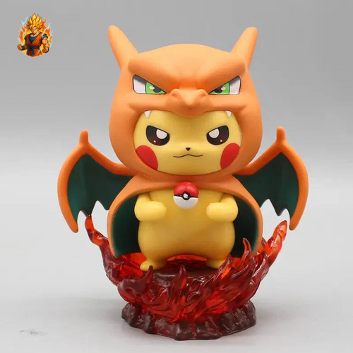 Pokémon Figur - Pikachu Cosplay Gengar & Charizard