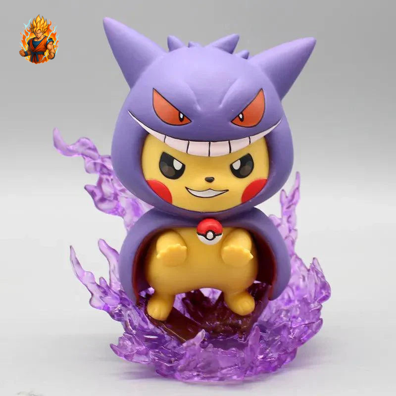 Pokémon Figur - Pikachu Cosplay Gengar & Charizard