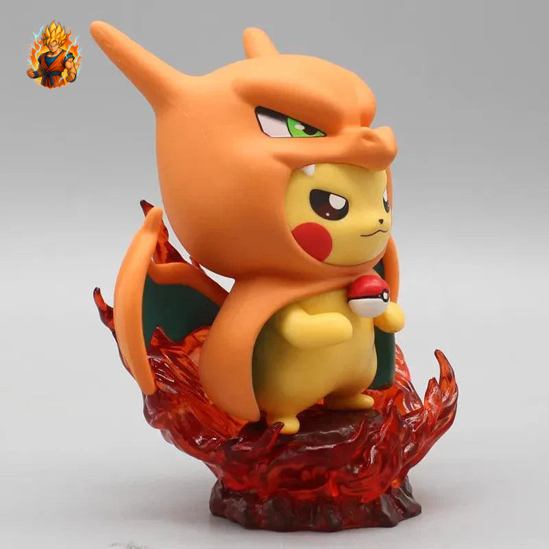 Pokémon Figur - Pikachu Cosplay Gengar & Charizard