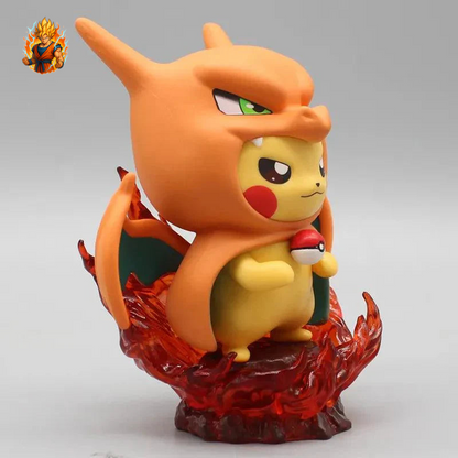 Pokémon Figur - Pikachu Cosplay Gengar & Charizard