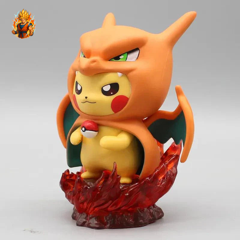 Pokémon Figur - Pikachu Cosplay Gengar & Charizard
