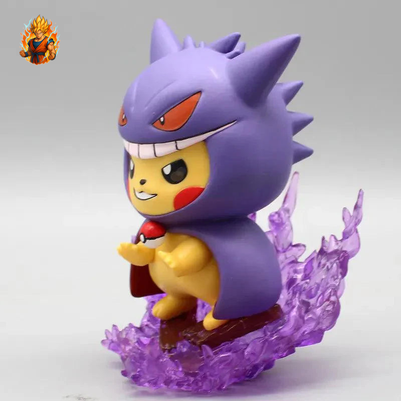 Pokémon Figur - Pikachu Cosplay Gengar & Charizard