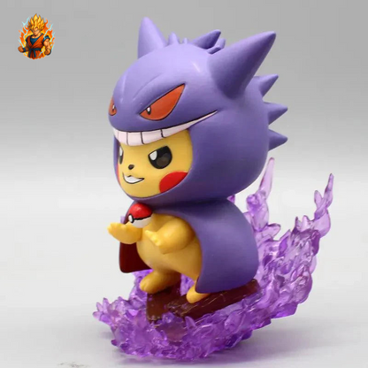 Pokémon Figur - Pikachu Cosplay Gengar & Charizard