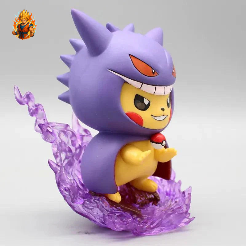 Pokémon Figur - Pikachu Cosplay Gengar & Charizard