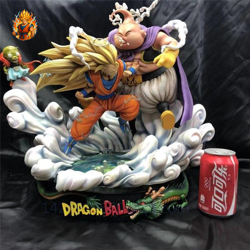 Sammlerfigur Goku SSJ3 vs Majin Buu