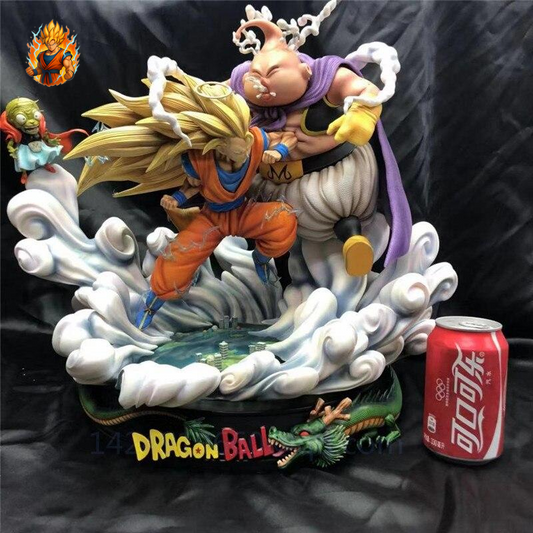 Sammlerfigur Goku SSJ3 vs Majin Buu