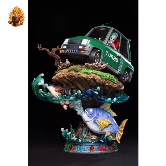 Bulma im Auto Sammlerfigur