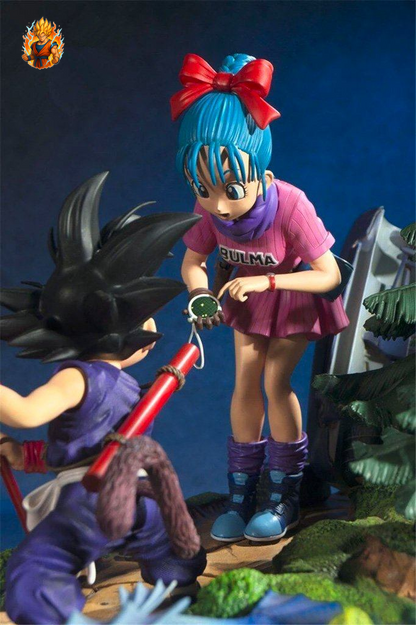 Bulma & Goku Kleine Sammlerfigur