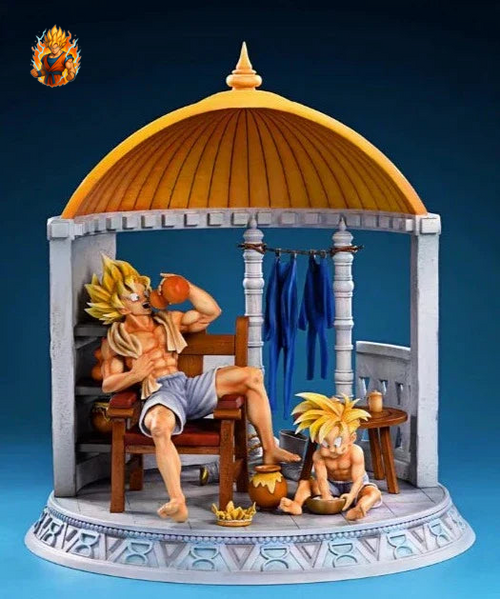 Goku & Gohan Sammlerfigur Raum der Zeit